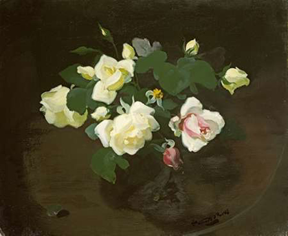 Picture of YELLOW AND PINK ROSES