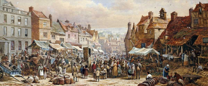 Picture of MARKET DAY, ASHBOURNE, NEAR DERBY