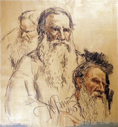 Picture of THREE STUDIES LEO TOLSTOY