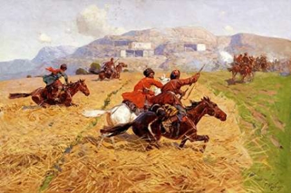 Picture of COSSACKS CHARGING INTO BATTLE