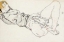 Picture of RECLINING WOMAN WITH BLOND HAIR
