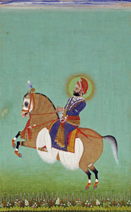 Picture of EQUESTRIAN PORTRAIT OF MAHARANA SARUP SINGH