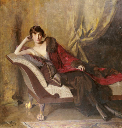 Picture of PORTRAIT OF COUNTESS MICHAEL KAROLYI