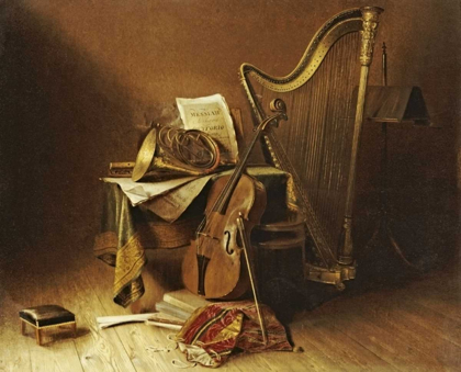 Picture of STILL LIFE WITH MUSICAL INSTRUMENTS