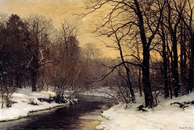 Picture of A WINTER RIVER LANDSCAPE