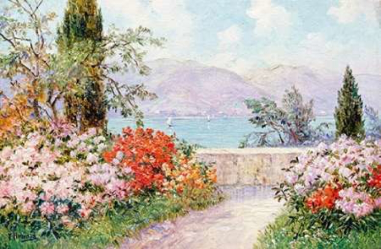 Picture of THE GARDENS OF THE VILLA MELZI ON LAKE COMO