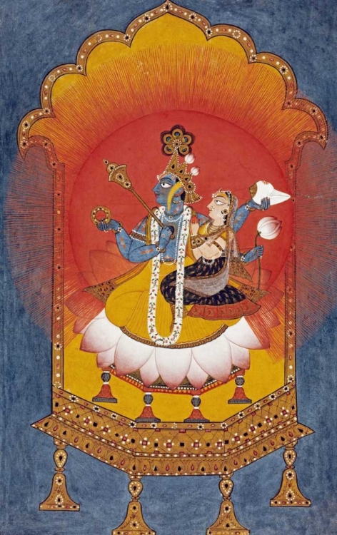 Picture of VISHNU AND LAKSHMI ENTHRONED