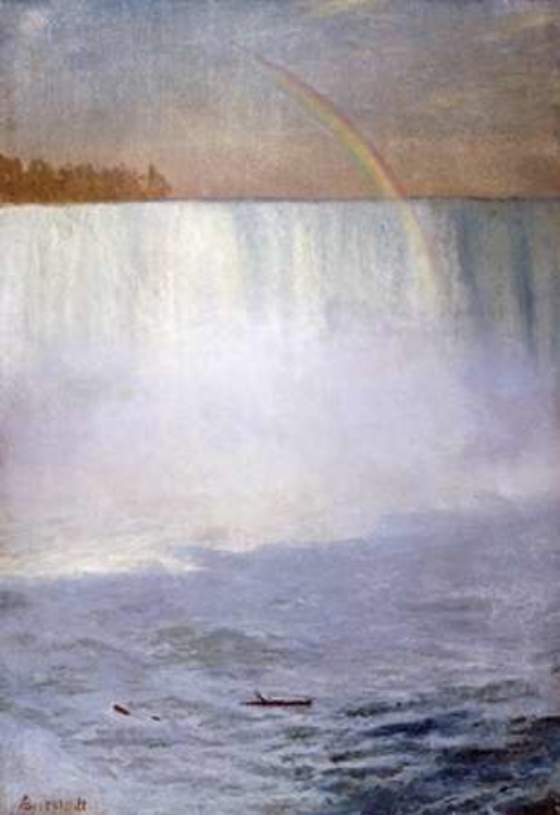 Picture of WATERFALL AND RAINBOW, NIAGARA