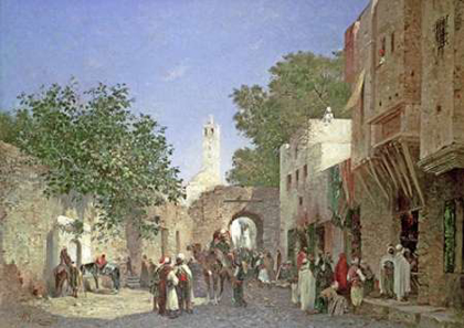 Picture of AN ARAB STREET SCENE