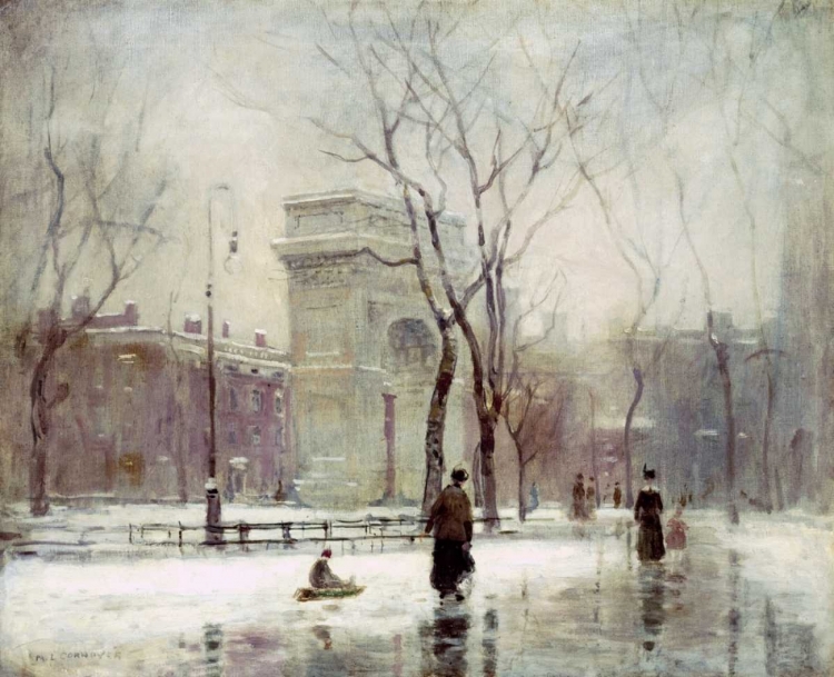 Picture of WINTER IN WASHINGTON SQUARE