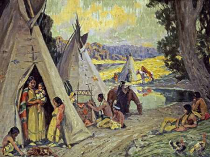 Picture of INDIAN CAMP
