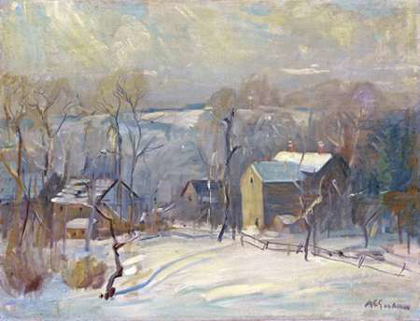 Picture of VILLAGE IN SNOW