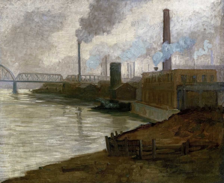 Picture of INDUSTRIAL SCENE - MILLS ON THE MONONGAHELA