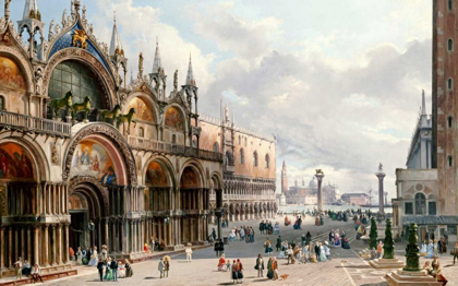 Picture of ST. MARKS AND THE DOGES PALACE, VENICE