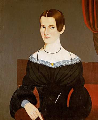 Picture of PORTRAIT OF A YOUNG WOMAN, CIRCA 1845