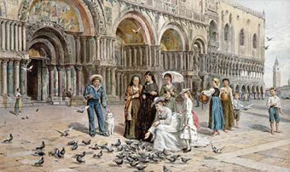 Picture of THE PIGEONS OF ST. MARKS, VENICE