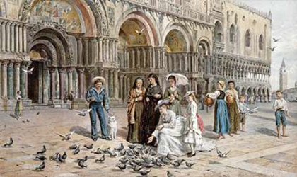 Picture of THE PIGEONS OF ST. MARKS, VENICE