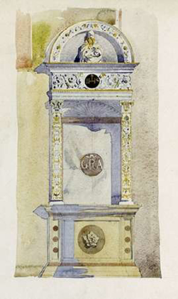 Picture of CERTOSA DI PAVIA, STUDY OF A JESUIT ALTAR
