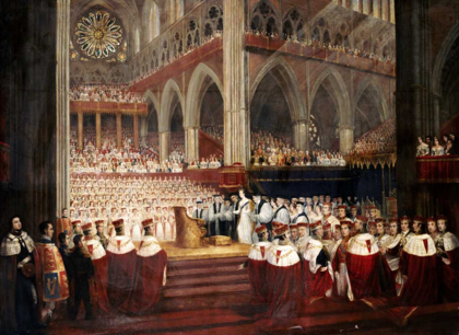 Picture of THE CORONATION OF QUEEN VICTORIA