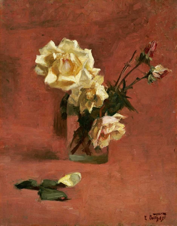 Picture of STILL LIFE WITH ROSES IN A GLASS