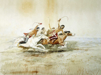 Picture of INDIAN HORSE RACE NO.4