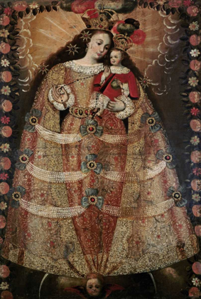 Picture of THE VIRGIN OF POMATA WITH A ROSARY