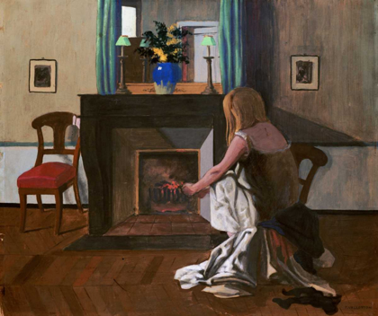 Picture of INTERIOR WITH A WOMAN IN A SHIRT