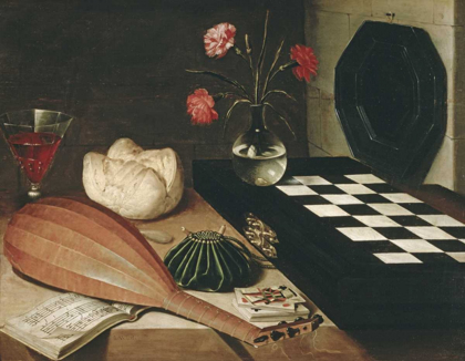 Picture of STILL LIFE WITH A CHESS-BOARD