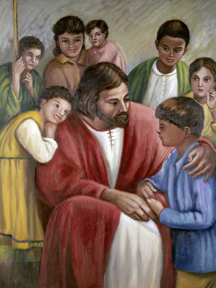 Picture of CHRIST AND THE CHILDREN OF ALL RACES