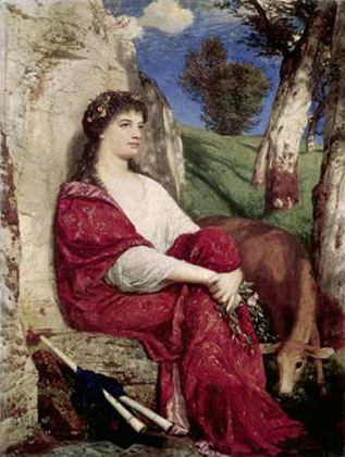 Picture of EUTERPE; MUSE OF MUSIC AND LYRIC POETRY