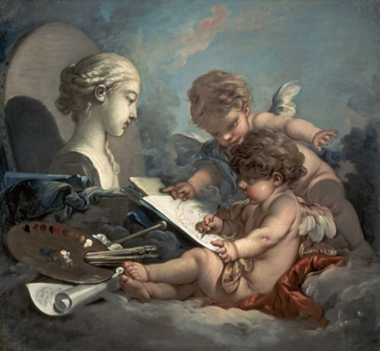 Picture of AMORE, ALLEGORY OF PAINTING