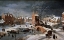 Picture of WINTER SCENE WITH ICE SKATERS AND BIRDS