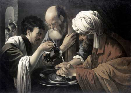 Picture of PILATE WASHING HIS HANDS