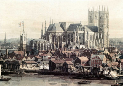 Picture of VIEW OF LONDON WITH THE THAMES - DETAIL