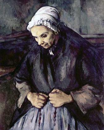 Picture of AN OLD WOMAN WITH A ROSARY