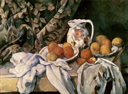Picture of CURTAIN, CARAFE AND FRUIT