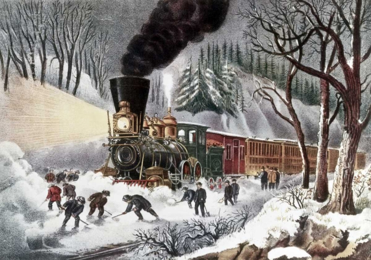 Picture of AMERICAN RAILROAD SCENE