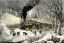 Picture of AMERICAN RAILROAD SCENE/SNOWBOUND
