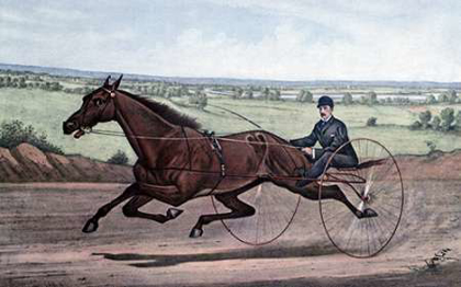 Picture of QUEEN OF THE TURF MAUD S., DRIVEN BY W.W. BAIR