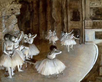 Picture of BALLET REHEARSAL ON THE SET, 1874