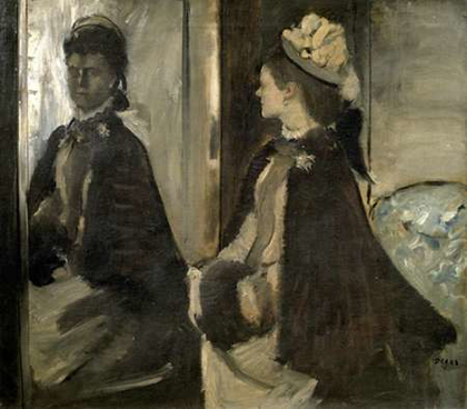 Picture of PORTRAIT OF MRS. JEANTAUD IN THE MIRROR
