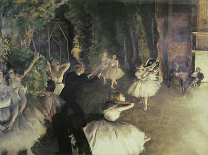 Picture of REHEARSAL OF THE BALLET ON STAGE
