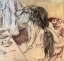 Picture of WOMAN AT HER TOILETTE