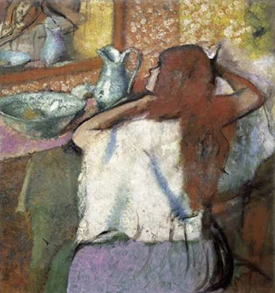 Picture of WOMAN AT HER TOILETTE