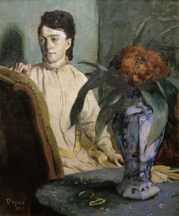 Picture of WOMAN WITH PORCELAIN VASE