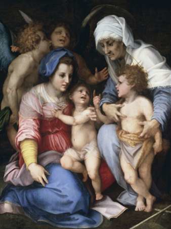 Picture of HOLY FAMILY WITH ANGELS