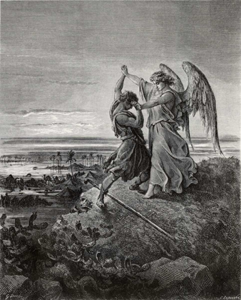 Picture of JACOB WRESTLING WITH THE ANGEL
