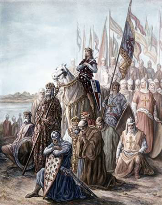 Picture of ST. LOUIS BEFORE DAMIETTA, EGYPT - 6TH CRUSADE