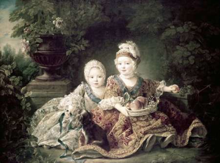 Picture of DUC DE BERRY AND COUNT DE PROVENCE AS CHILDREN