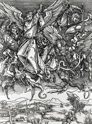 Picture of ST. MICHAEL FIGHTING THE DRAGON